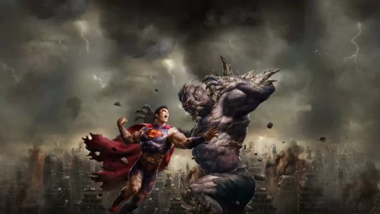 The Death of Superman Poster