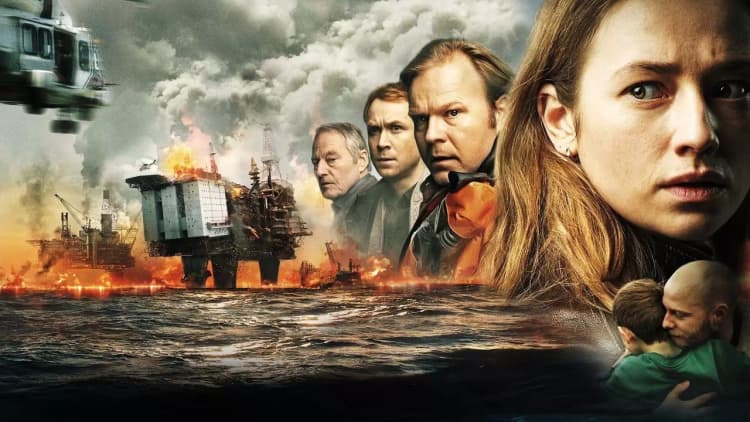 The Burning Sea Poster