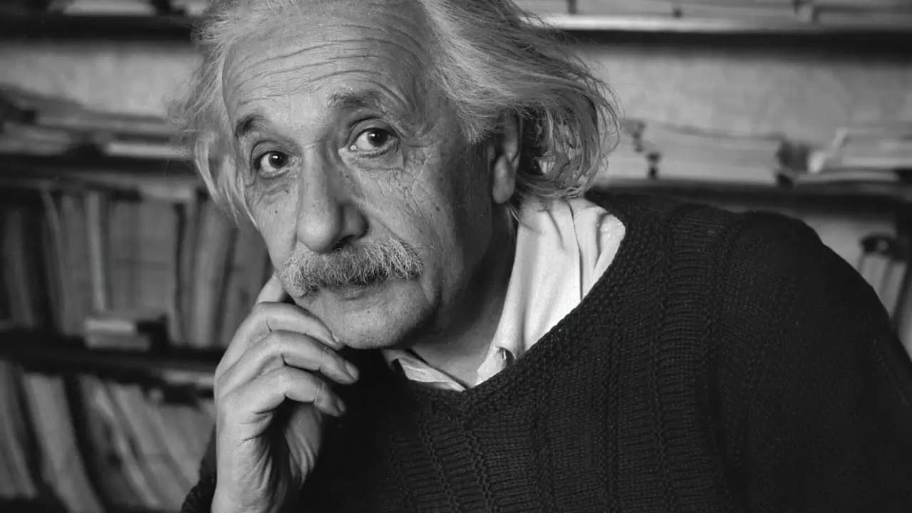 Einstein and the Bomb Backdrop
