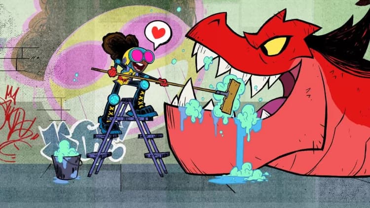 Marvel's Moon Girl and Devil Dinosaur Poster