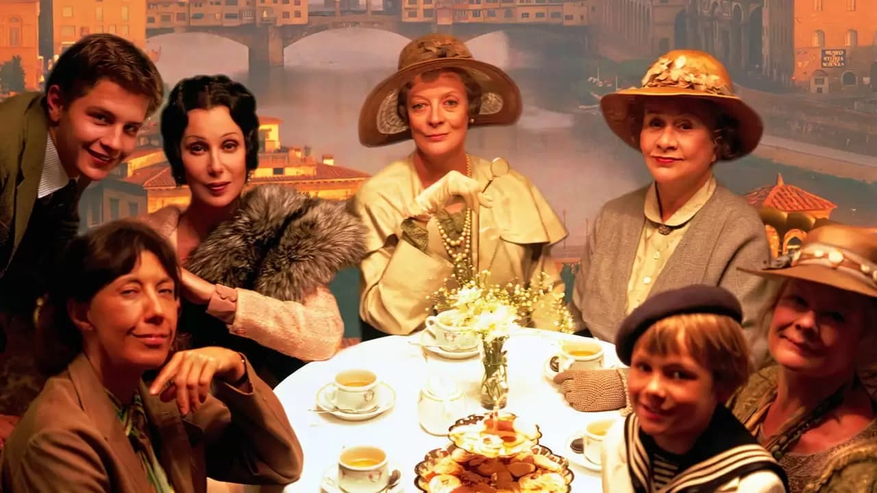 Tea with Mussolini Backdrop
