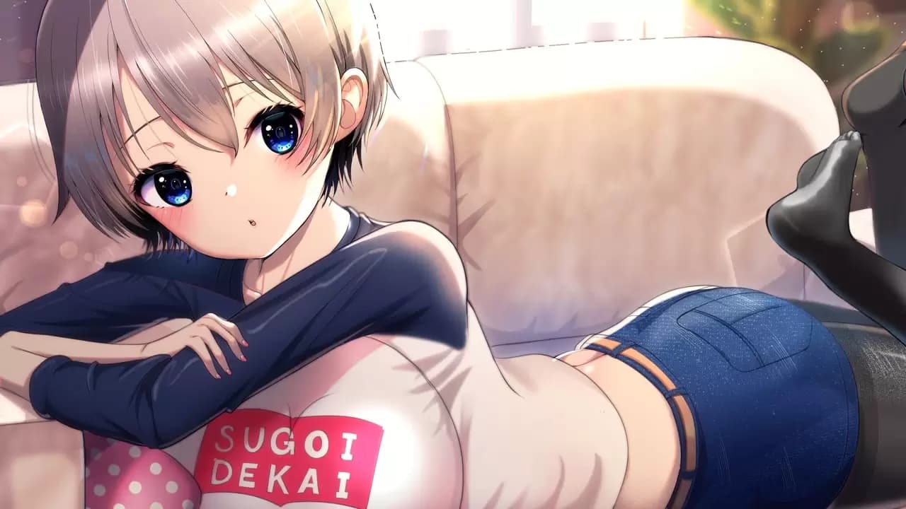 Uzaki-chan Wants to Hang Out! Backdrop