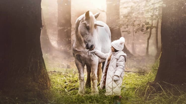 Tale of the Forest Unicorn Poster