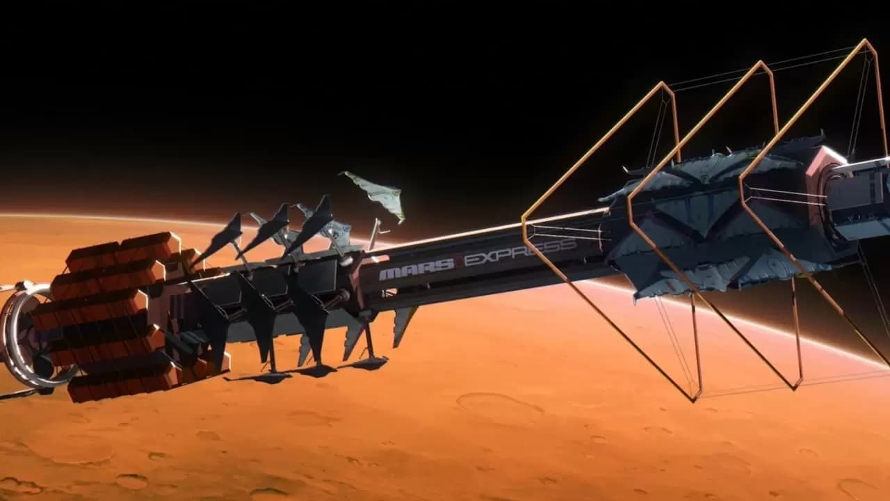 Mars Express Backdrop