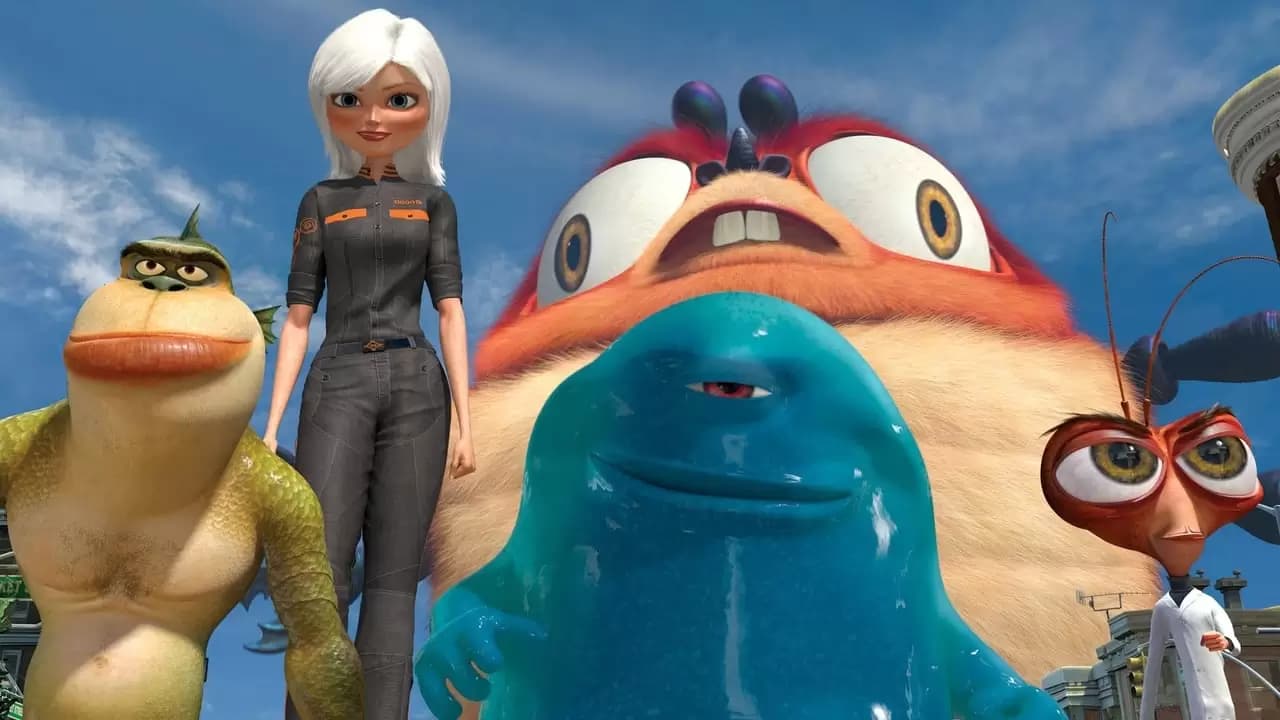 Monsters vs. Aliens Backdrop