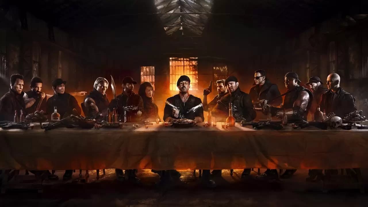 The Expendables 2 Backdrop