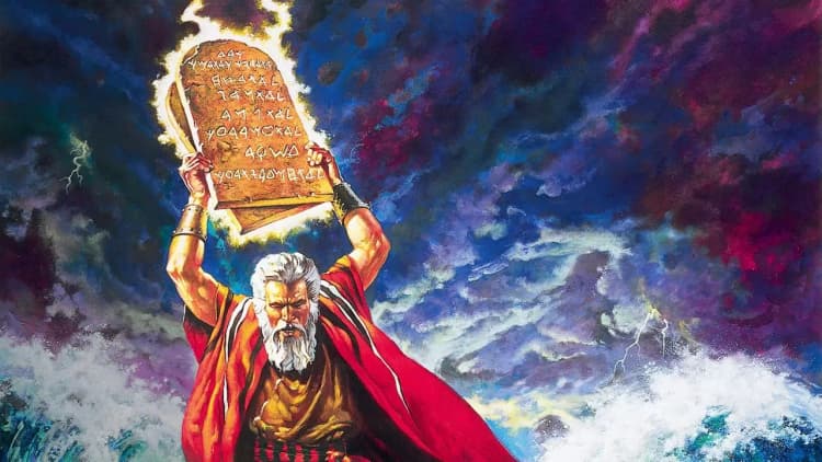 The Ten Commandments Poster