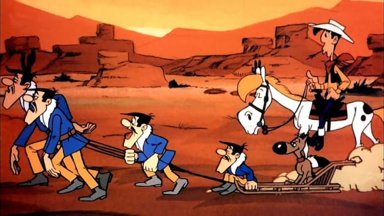 Lucky Luke: The Daltons on the Run Poster