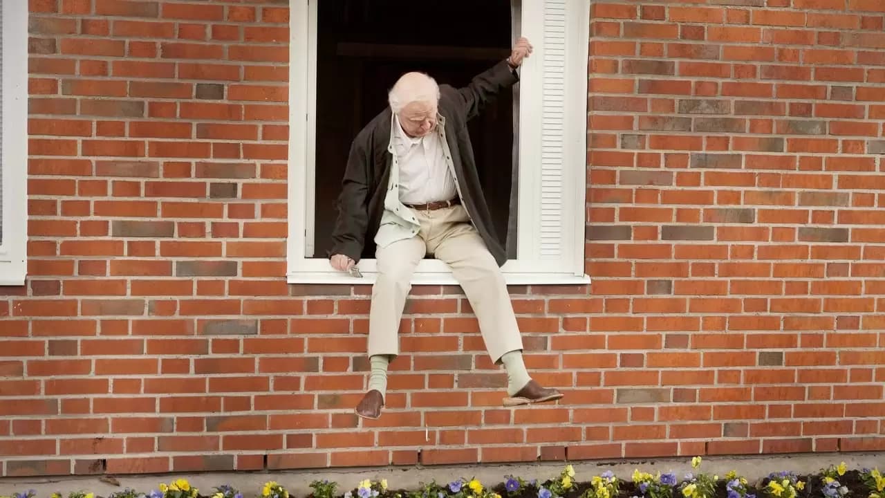 The 100 Year-Old Man Who Climbed Out the Window and Disappeared Backdrop