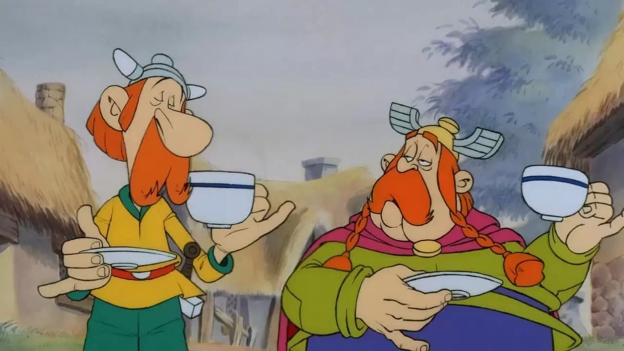 Asterix in Britain Backdrop