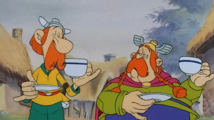 Asterix in Britain Poster
