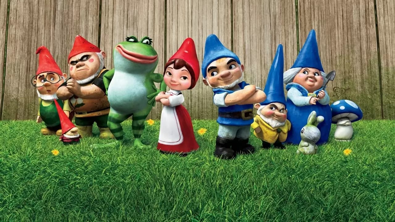Gnomeo & Juliet Backdrop