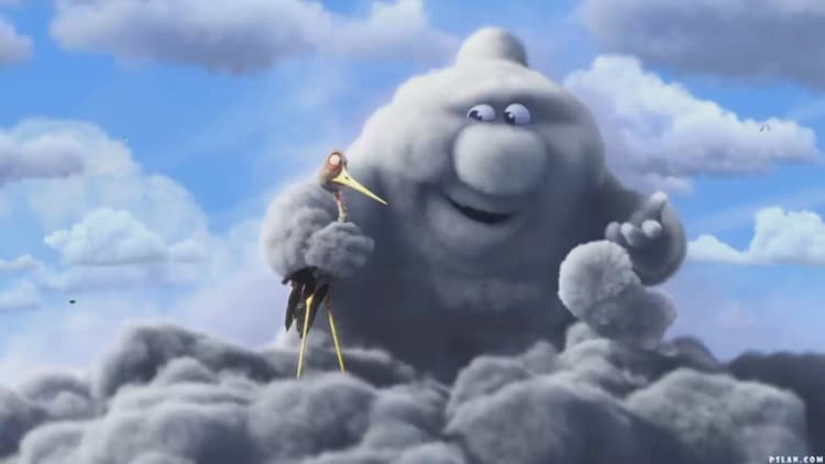 Partly Cloudy Poster