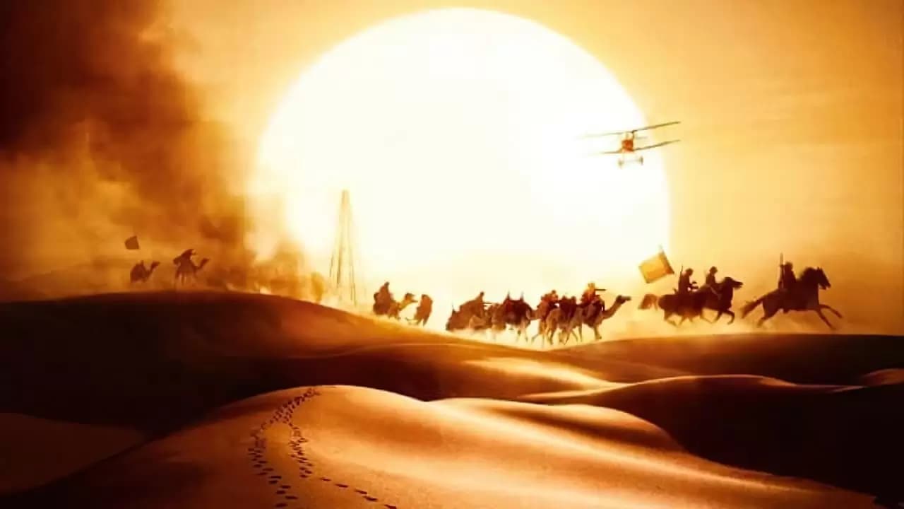 Day of the Falcon Backdrop