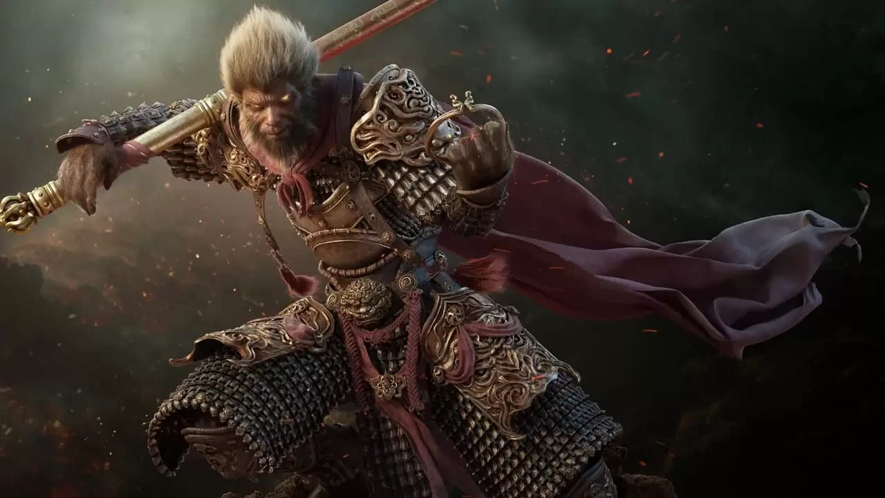 The Monkey King Havoc in Heavens Palace Backdrop
