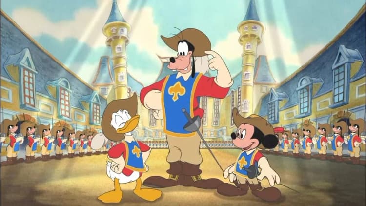 Mickey, Donald, Goofy: The Three Musketeers Poster