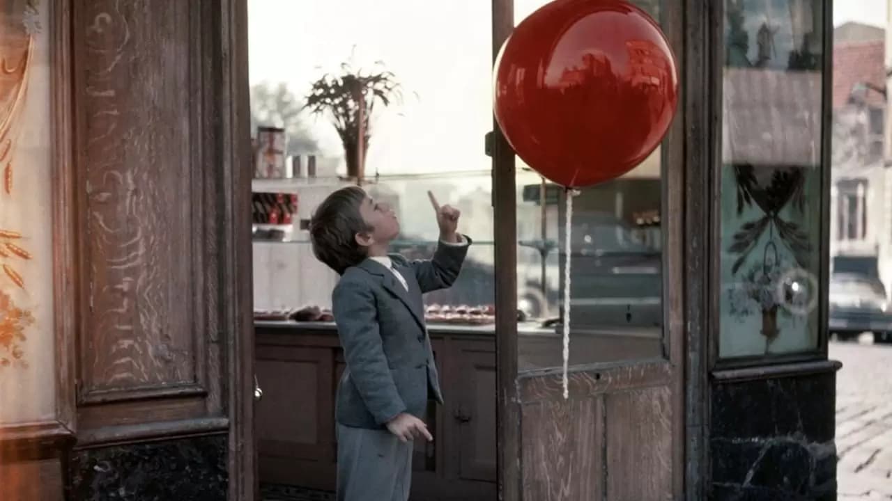 The Red Balloon Backdrop