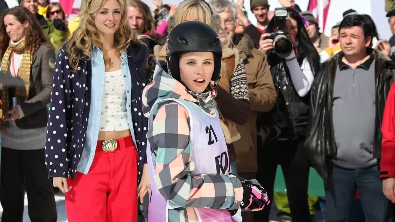 Chalet Girl Backdrop
