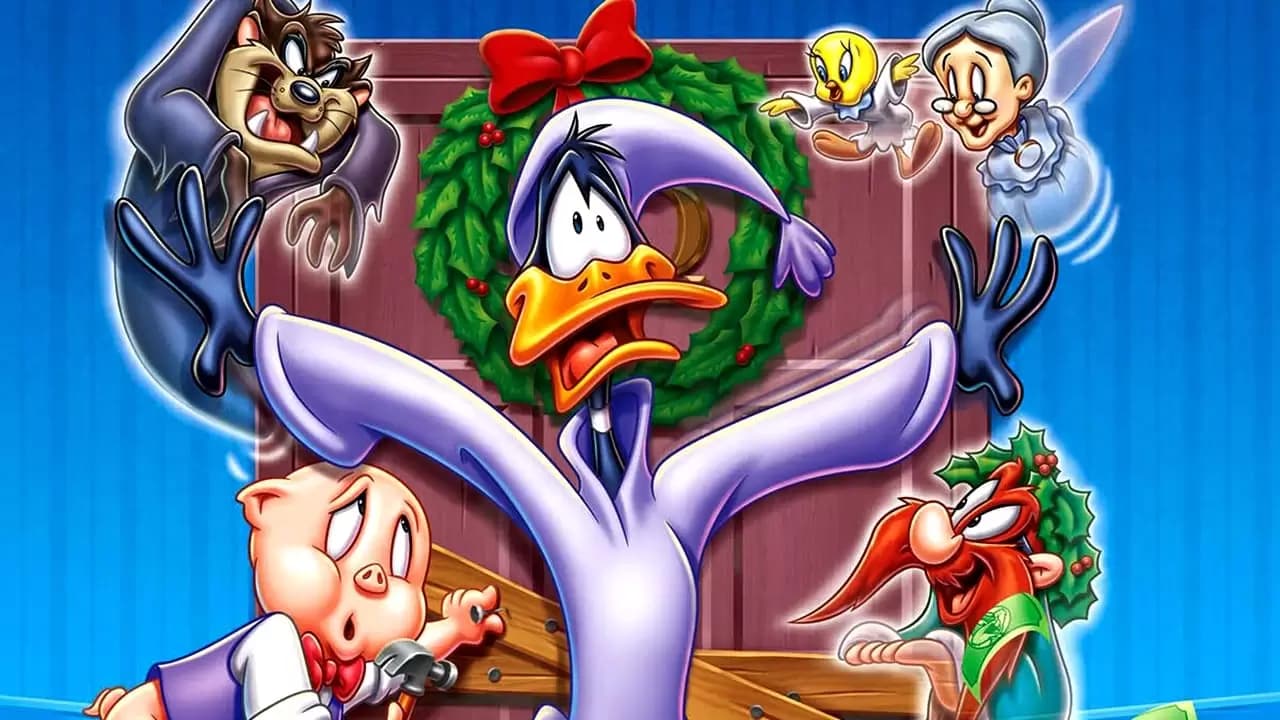 Bah Humduck!: A Looney Tunes Christmas Backdrop