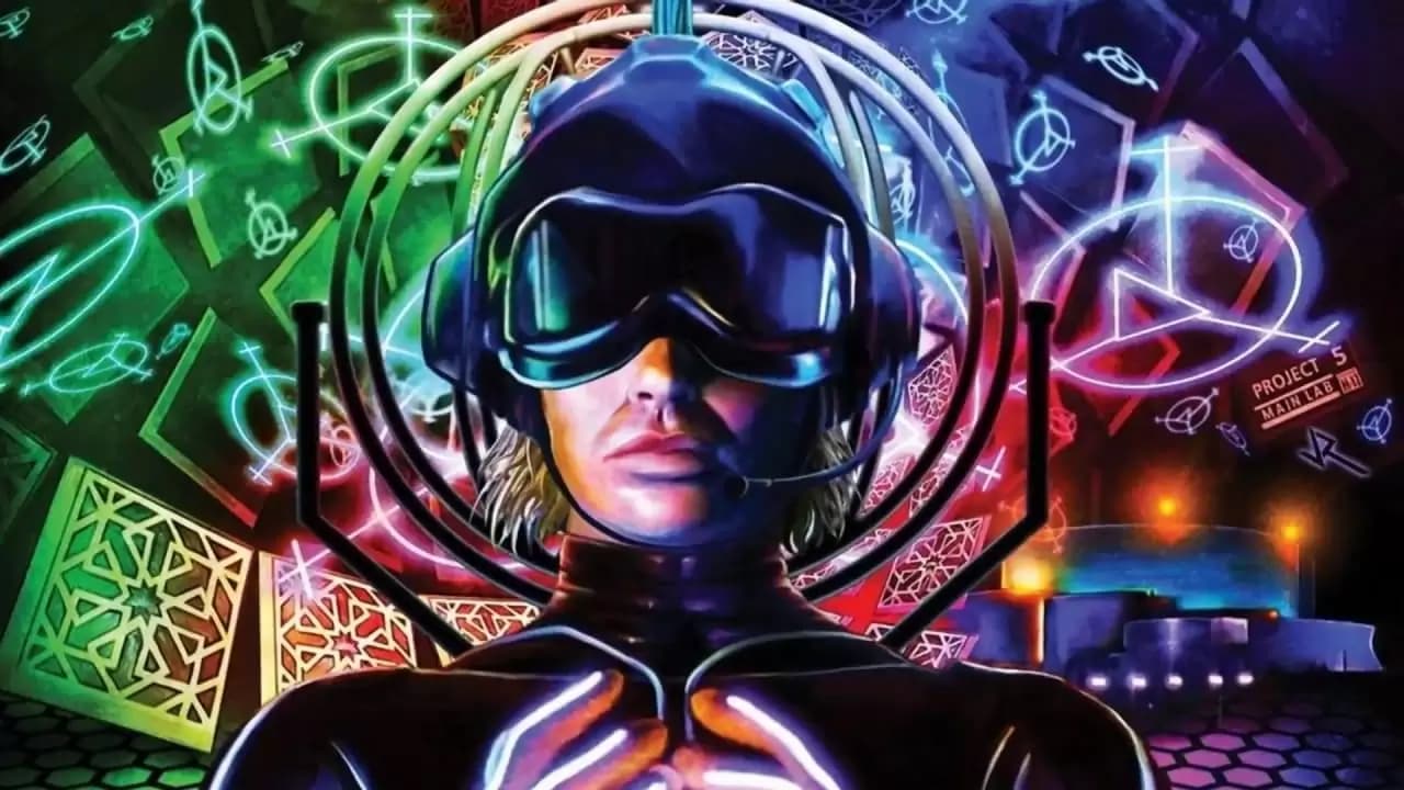 The Lawnmower Man Backdrop