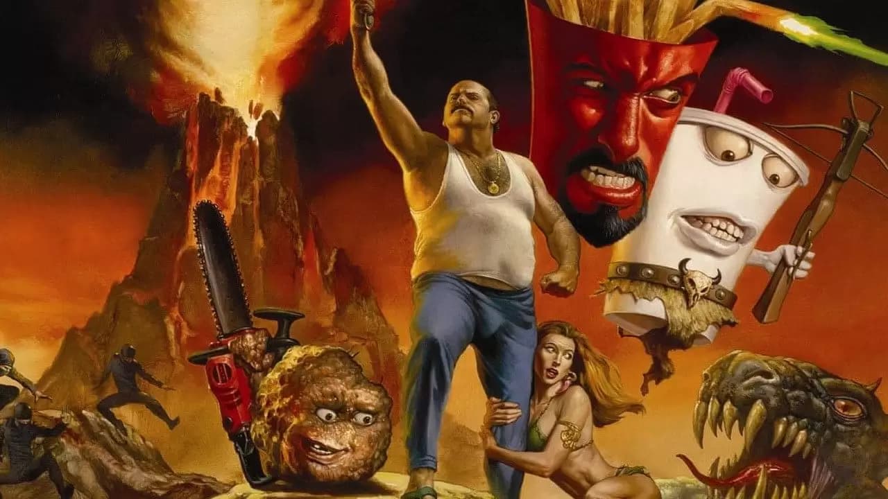 Aqua Teen Hunger Force Colon Movie Film for Theaters Backdrop