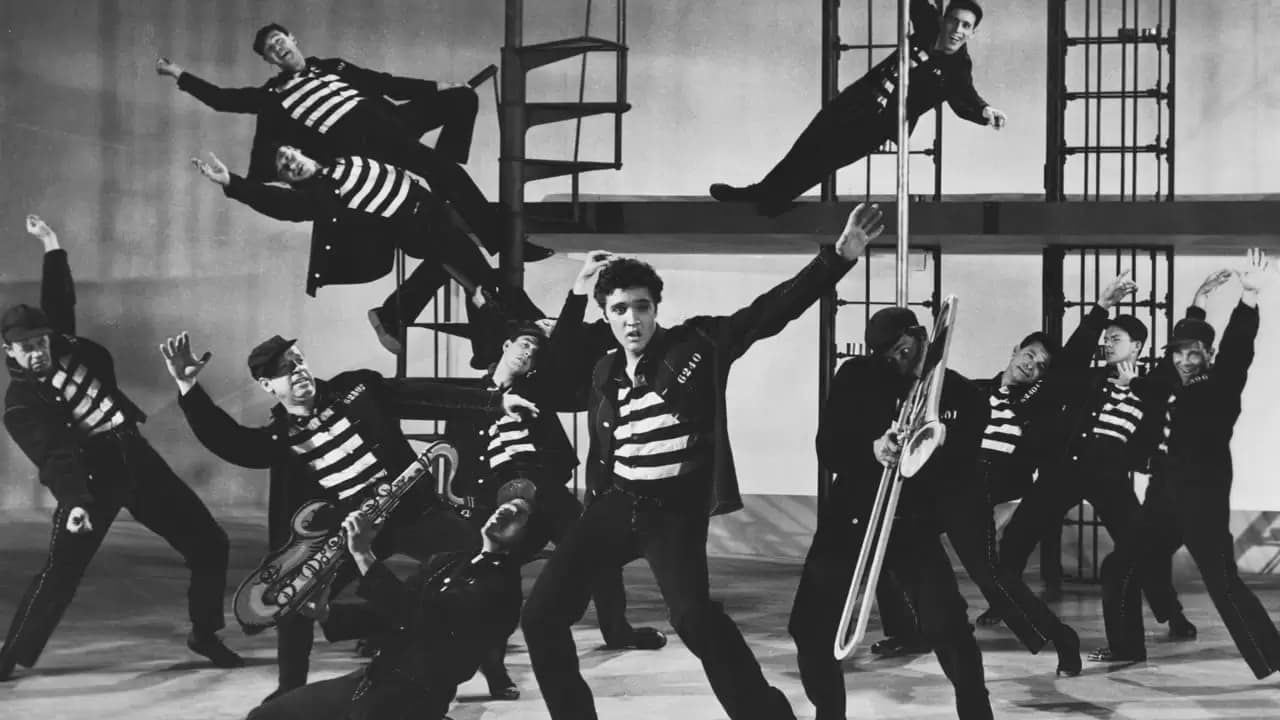 Jailhouse Rock Backdrop