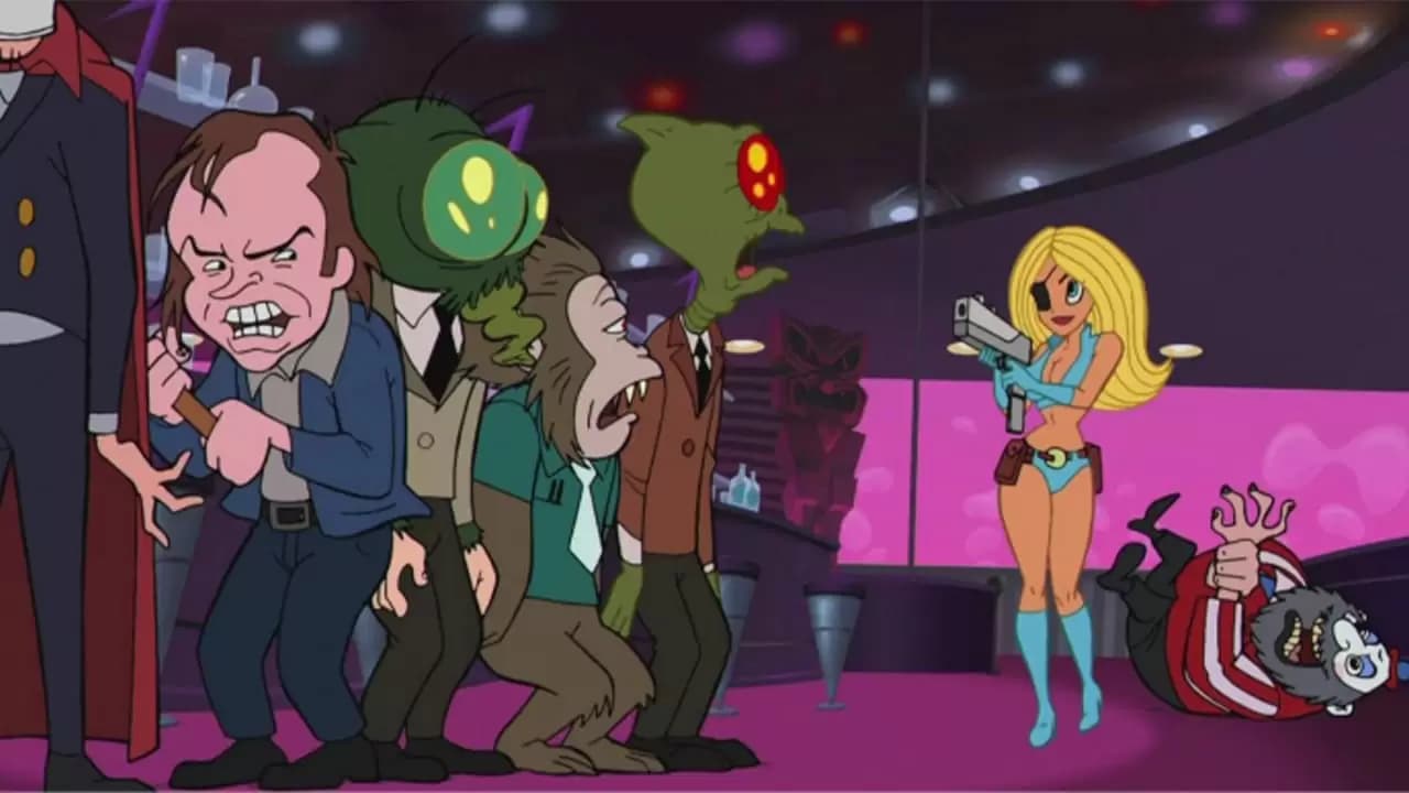 The Haunted World of El Superbeasto Backdrop