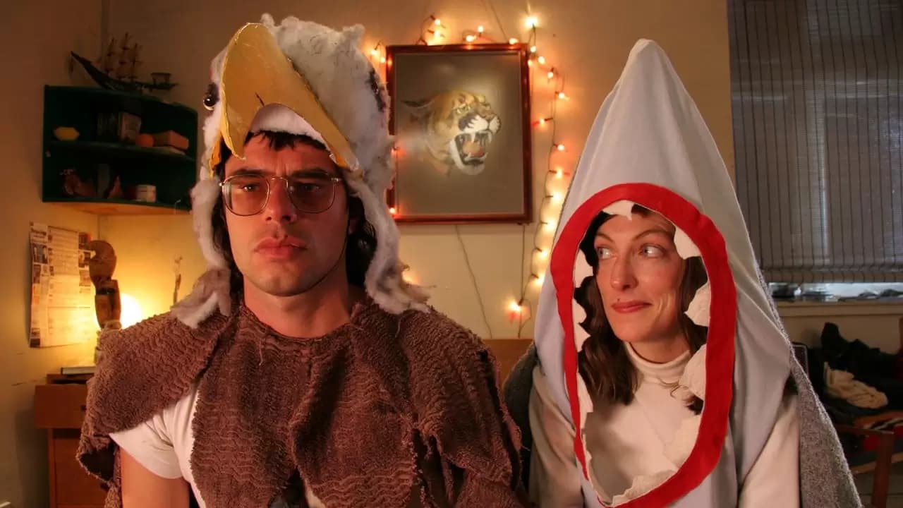 Eagle vs Shark Backdrop