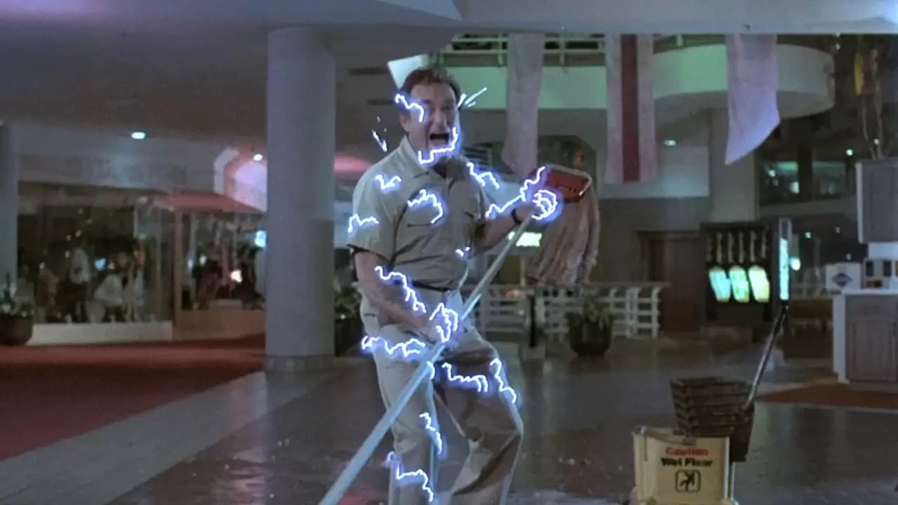 Chopping Mall Backdrop