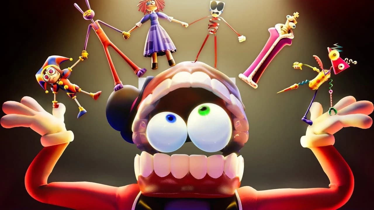 The Amazing Digital Circus Backdrop