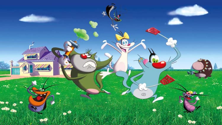 Oggy and the Cockroaches Poster