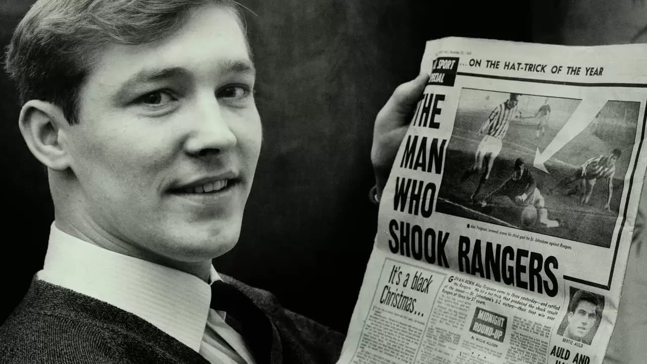 Sir Alex Ferguson: Never Give In Backdrop