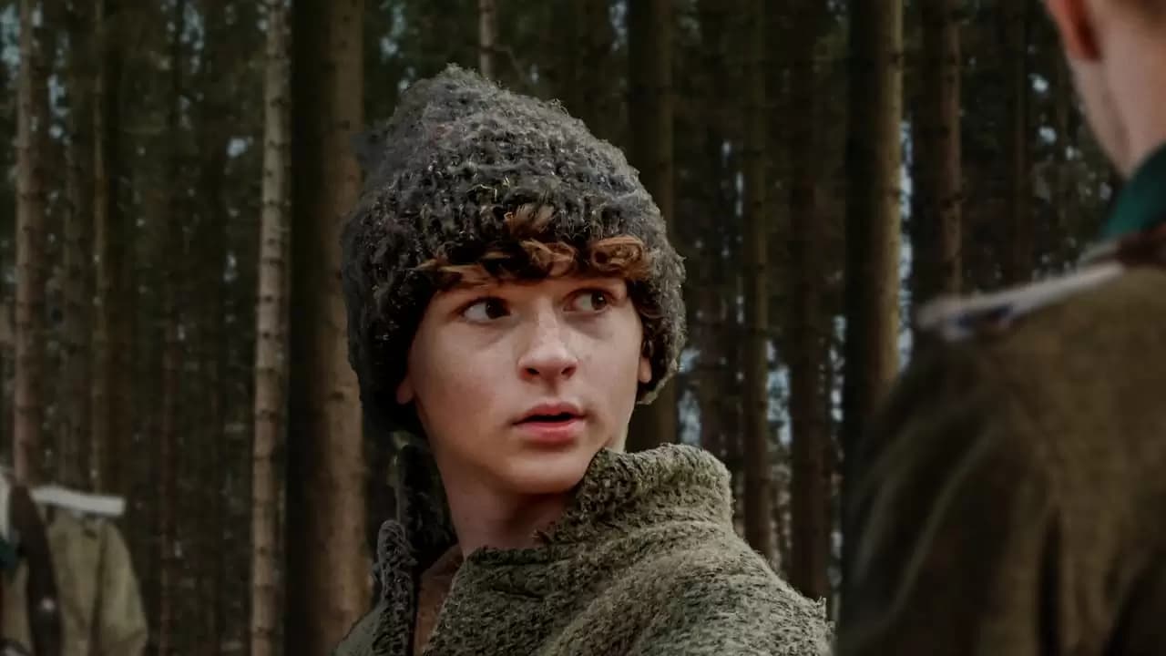 The Boy in the Woods Backdrop