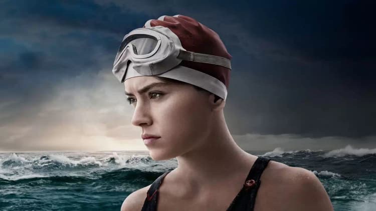 Young Woman and the Sea Poster