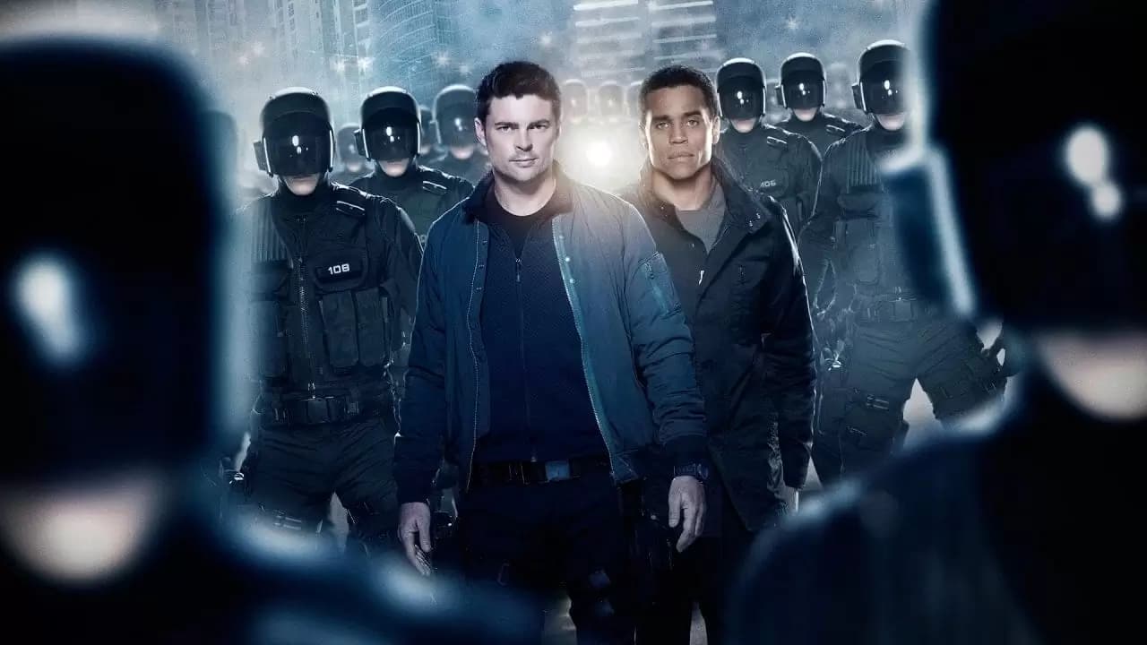 Almost Human Backdrop
