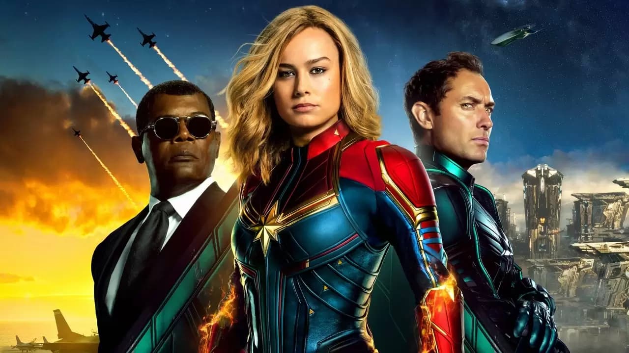 Captain Marvel Backdrop