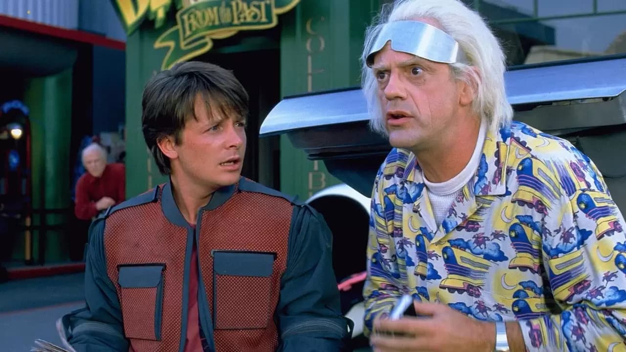 Back to the Future Part II Backdrop