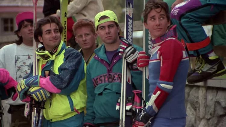 Ski School Poster