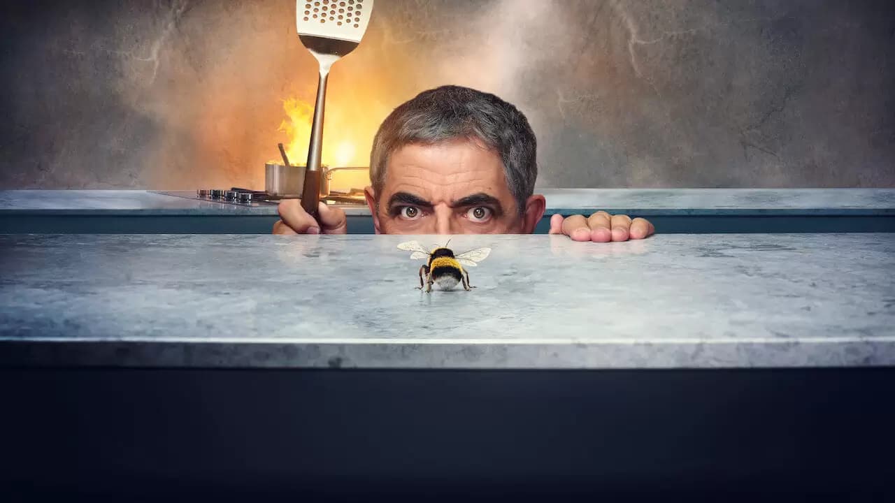 Man vs. Bee Backdrop