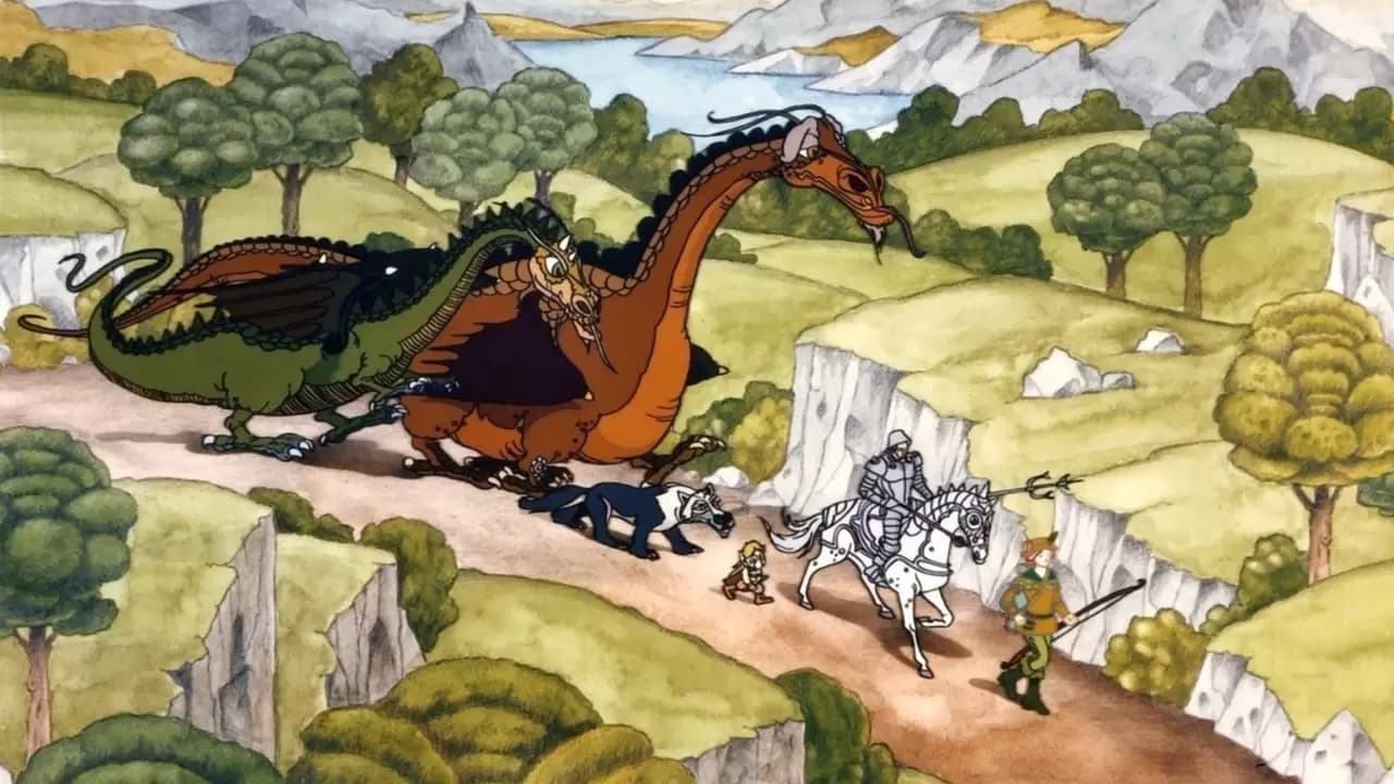 The Flight of Dragons Backdrop