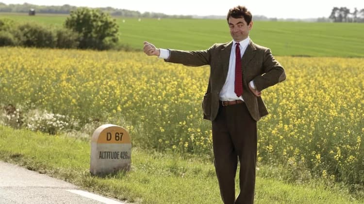 Mr. Bean's Holiday Poster