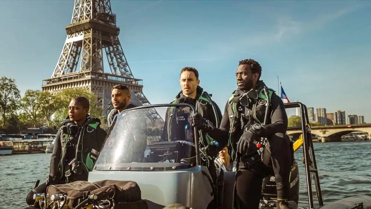 Under Paris Backdrop