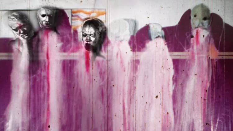 Six Men Getting Sick Poster