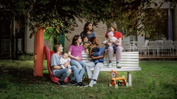 Young Mothers Poster