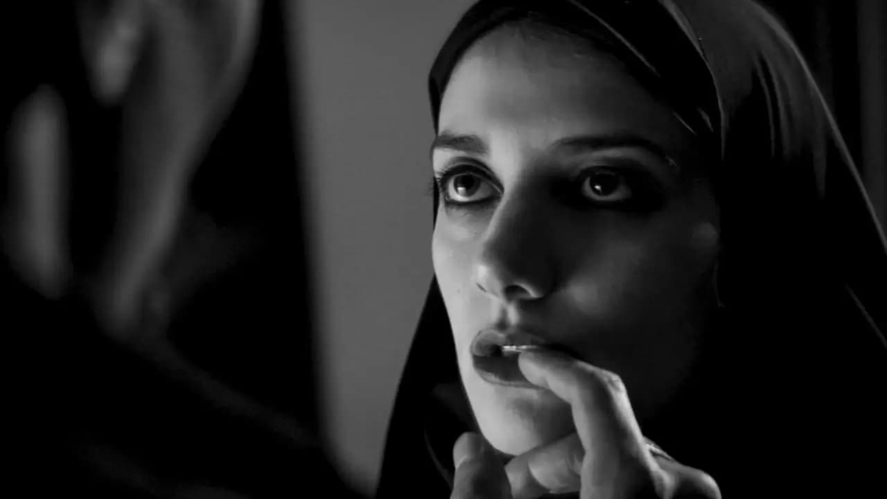 A Girl Walks Home Alone at Night Backdrop