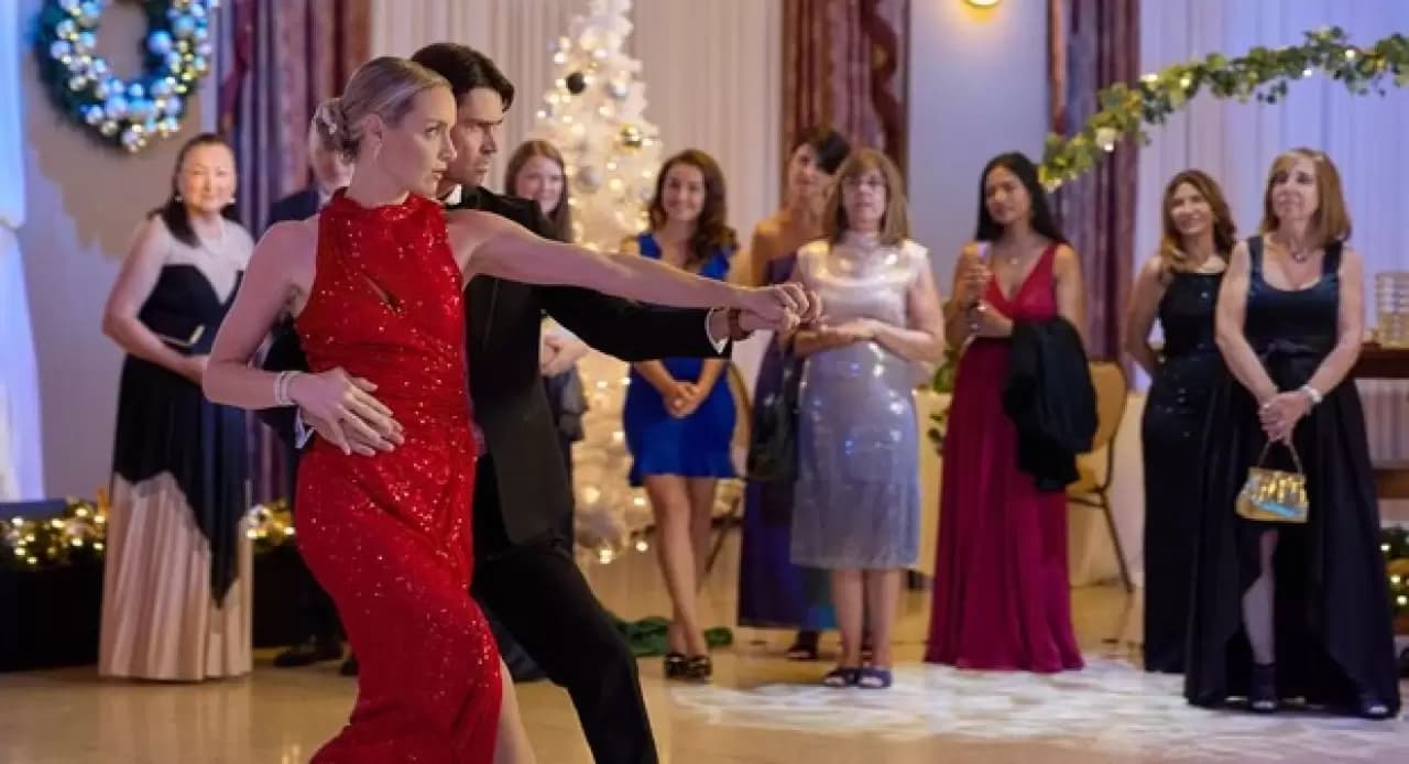 The Christmas Charade Backdrop