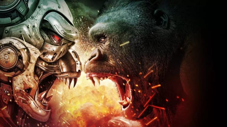 Ape vs. Mecha Ape Poster