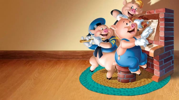 Three Little Pigs Poster