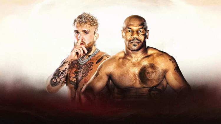Jake Paul vs. Mike Tyson Poster