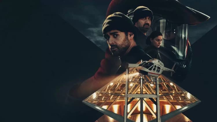 The Helicopter Heist Poster